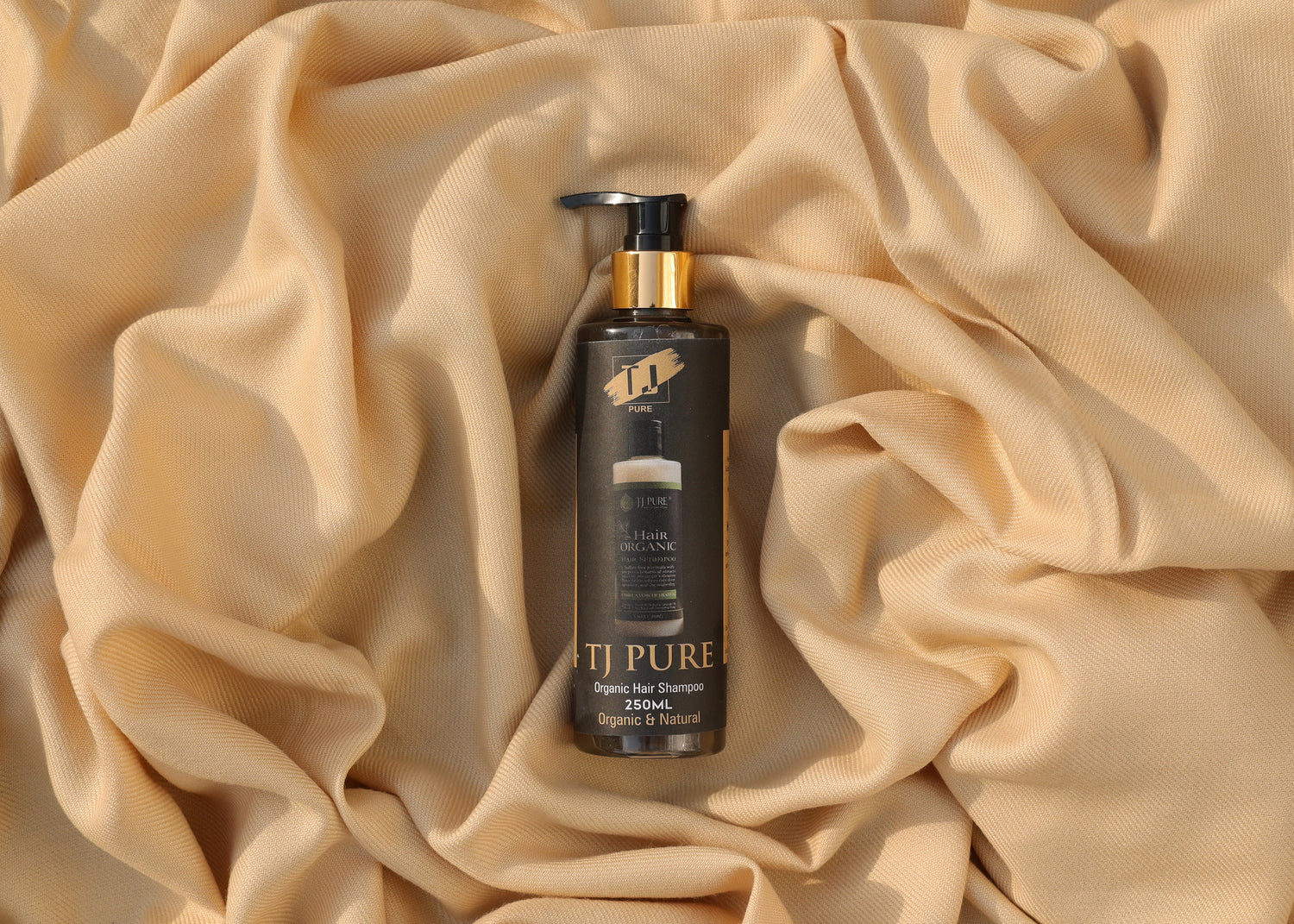 TJ PURE Sulfate-Free Organic Hair Shampoo for Hair Fall Control